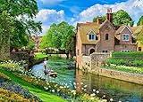 HUADADA Jigsaw Puzzles for Adults 1000 Pieces, Westgate Gardens Interlock Perfectly Letter on Back No Dust, Home Decor Birthday Party Toy for Men Women Elders Seniors (27.5"x19.6"), 1:1 Poster