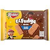 Keebler E.L. Fudge Double Stuffed Elfwich Cookies, Sandwich Cookies Stuffed with Crème Filling, 13 oz