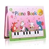 Toys for 3 Year Old Girls Gifts - Piano Book Educational Toddler Musical Toys for Kids Ages 3 4 5 6 7 8 Years Old Learning Birthday Christmas Xmas Stocking Stuffers Fillers for 2-4 3-4 3-5 3-6 5-8