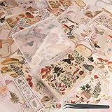 200Pcs Vintage Scrapbook Stickers, Aesthetic Junk Journal Stamping Supplies Kit, Scrapbooking Ephemera Washi Paper for Bullet Journaling Planners Diary Collage