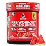 Six Star Pre-Workout Explosion, Watermelon (30 Servings) - Preworkout Energy Powder Supplement for Men & Women - Pre Workout Drink Mix with Creatine & Beta Alanine - Sports Nutrition Products