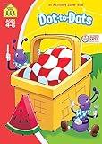 School Zone Dot-to-Dots Workbook: 64 Pages, Preschool, Kindergarten, Connect the Dots, Alphabetical Order, ABCs, Numerical Order, Ages 4 to 6 (Activity Zone Book Series)