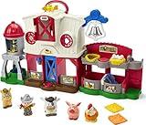 Fisher-Price Little People Toddler Learning Toy Caring for Animals Farm Playset with Smart Stages for Pretend Play Kids Ages 1+ Years​