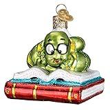 Old World Christmas Bookworm Glass Blown Ornaments for Christmas Tree