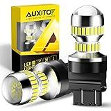 AUXITO 3157 LED Bulb White, Super Bright 3156 3056 3057 4157 3047 4057 3457 4114 LED Bulb for Backup Reverse Tail Brake DRL Signal Parking Lights, Pack of 2