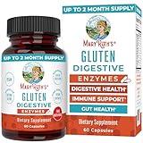 MaryRuth Organics Gluten Enzymes Capsules | Enzyme Supplement for Gut Health Support | Gluten Digestion | & Nutrient Absorption | Vegan | Gluten Free | 60 Count