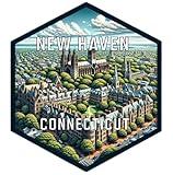 New Haven Connecticut Travel Destination Souvenir Vinyl Decal Sticker 4-Inch