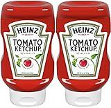 Heinz Classic Squeeze Bottles Ketchup, 14 Oz Bottle, Pack of Two