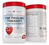 SAVE YOUR HEART Cardio Health Powder Supplement - The Pauling Therapy Essentials Formula (PTEF) Healthy Vitamin C, B-12, L-Lysine, L-Arginine, Magnesium, Zinc + Vitamins, Minerals & Antioxidants