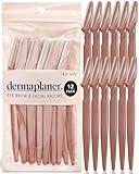 Kitsch Dermaplaning Tool - Face Razors for Women and Men, Eyebrow Trimmer and Face Shaver, Facial Hair Removal, Facial Razors for Women and Men, Dermaplane Razor - 12pc, Terracotta