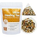 LEAFROOT 20 Teabags Ulcer Healing Herbal Tea for Various Stomach Discomfort Solution, Ease Gastritis and Heartburn with Digestive Discomfort for Men & Women Natural Tea