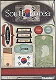 South Korea World Travel Cardstock Scrapbook Stickers (18651)