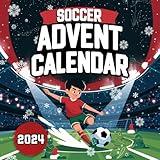 SOCCER ADVENT CALENDAR: 25 interactive activities and games for an unforgettable soccer adventure in the run-up to Christmas | Soccer books for kids 8-12