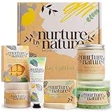 Nurture by Nature RELAX & UPLIFT Pamper Spa Kit – Christmas Gifts for Women – Spa Gift Basket with Bath Salts, Bath Bombs & Candle – Self-Care Kit – At-Home Spa Set for Special Occasions, Bath Set