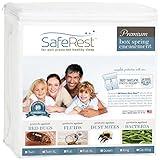 SafeRest Premium 9" Thick Box Spring Encasement - Waterproof - Breathable, Noiseless and Vinyl Free - Fits Up to 9" - Full