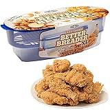 Cook's Choice XL Original Better Breader Batter Bowl- All-in-One Mess Free Breading Tool- Perfect for Holiday Xmas Meals & Party Prep- Pour in Seasoning, Add Meat or Vegetables of Choice, & Just Shake