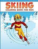 Skiing coloring book for kids: 50 filled coloring images of Cute Animals & Children Doing Winter Sports Cold Season Coloring for Ages 4-12, Child’s ... coloring book, winter sports coloring book