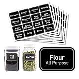 AllSpice 208 Preprinted Water Resistant Bulk Pantry Labels Set