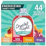 Crystal Light Energizing Variety Pack, 44 ct On-the-Go Packets