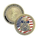 U.S. FBI Challenge Coin Collection St Michael Law Enforcement Coin Military Gift.