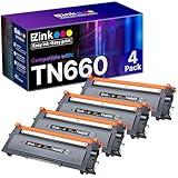 E-Z Ink Compatible TN660 Toner Cartridge Replacement for Brother TN660 TN-660 TN630 High Yield to Use with HL-L2300D HL-L2380DW HL-L2320D DCP-L2540DW HL-L2340DW HL-L2360DW MFC-L2720DW (Black, 4 Pack)