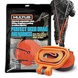 MULTUS: Deer Drag and Harness Hunting Gift For Men Every Way to Drag a Deer in ONE Product Fast & Easy! Hunting Gear Deer Dragging Rope