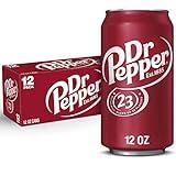 Dr Pepper Soda, 12 fl oz cans, 12 pack