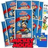 Disney 8 Pc Mickey Mouse Mini Party Favors Set - Bundle with 8 Mickey and Friends Play Packs | Mini Coloring Books, Stickers, and Goodie Bags (Mickey Birthday Party Supplies Decorations)
