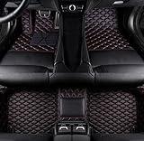 SARAHS Customized car Floor mats -Suitable for 99% of Cars, SUVs, and Trucks - car Pads to Protect Vehicle Interior Floor Accessories (Black red)