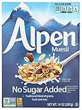 Alpen Muesli Cereal, No Sugar Added, Non GMO, Kosher, 14 Ounces (Pack of 6)