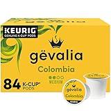 Gevalia Colombia K-Cup Coffee Pods, for a Keto and Low Carb Lifestyle 84 Count (Pack of 1)