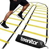 Teenitor Agility Ladder 21 Rung 29.5ft Speed Ladder Training Ladder for Soccer, Speed, Football Fitness Feet Training Carry Bag Agility Training Equipment, Sports Agility Ladders for Kids