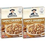 Quaker Simply Granola Honey & Almond, (Pack of 2)