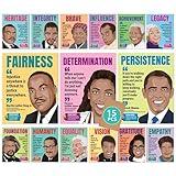 Decorably 15 Black History Posters for Classroom, 11x14in Matte-Laminated Inspirational Black History Month Posters - Classrooms, Bulletin Boards, School Hallways, Homeschool
