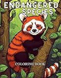 Endangered Species Coloring Book: Endangered Species coloring pages with species name for kids