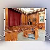 Law Court Backdrop for Party Photography, Lawsuit Lawyer Judge Background, 7x5FT, Photo Booth Picture Props RBJMYLU232
