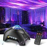 Northern Galaxy Light Aurora Projector with 33 Light Effects, Night Lights LED Star Projector for Bedroom Nebula Lamp, Remote, White Noises, Bluetooth Speaker for Parties, Gifts, Christmas, Birthday