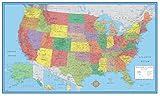 24x36 United States, USA Classic Elite Wall Map Mural Poster (Laminated)