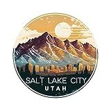 Salt Lake City Utah Design B Souvenir Vinyl Decal Sticker 2-Inch
