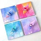 Origami Paper Kit for Kids Adults, 200 Sheets Starry Double-Sided Square Origami Paper for DIY Decoration, Scrapbook Decor, Folding Crafts (3.74*3.74in)