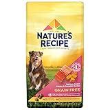 Nature's Recipe Grain Free Dry Dog Food, Salmon, Sweet Potato & Pumpkin Recipe, 4 lb. Bag