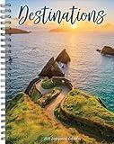 Willow Creek Press Destinations Softcover Weekly Planner 2025 Spiral-Bound Engagement Calendar (6.5" x 8.5")