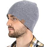 Tough Headwear Daily Knit Beanie - Beanies Hats for Men - Winter Hats for Men & Women - Warm Knitted Hats for Cold Weather & Stocking Cap Light Gray