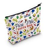 G2TUP Costa Rica Makeup Bag Costa Rica Travel Gifts North America Vacation Zipper Bag National Belief Gifts (bag)