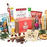 Beef Jerky Gift Basket For Men - Exotic Jerky Variety Pack, Delicious Protein-Packed Snack Box for Dad, Husband - Birthday, Holiday Food Treats for Adults - Unique Food Gifts for Men Who Want Nothing