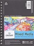 Canson Artist Series Mixed Media Paper, Wirebound Pad, 5.5x8.5 inches, 30 Sheets (138lb/224g) - Artist Paper for Adults and Students - Watercolor, Gouache, Graphite, Ink, Pencil, Marker