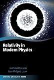 Relativity in Modern Physics