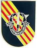 US Army 5th Special Forces Flash w/Crest Lapel Pin