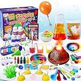 UNGLINGA 70 Lab Experiments Science Kits for Kids Educational Scientific Toys Birthday Gifts Idea for Girls Boys, Chemistry Set, Erupting Volcano, Fruit Circuits, S.T.E.M Activities Science Project