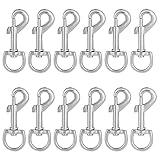 3 Inch Swivel Snap Hooks, 12Pcs Heavy Duty Pet Leash Hooks Swivel Eye Snap Clips for Dog Leash DIY Crafts Project